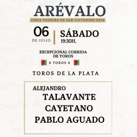 06/07 Arévalo (19:30) Toros PDF FORMAT-PRINT